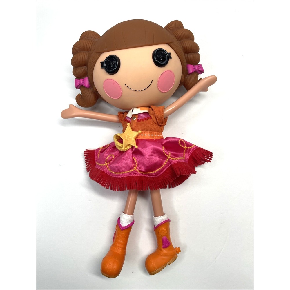 Lalaloopsy Prairie Dusty Trails Brown Hair Cowgirl Fashion Doll Collectibles